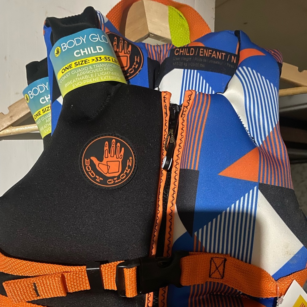 Brand new kids life jacket